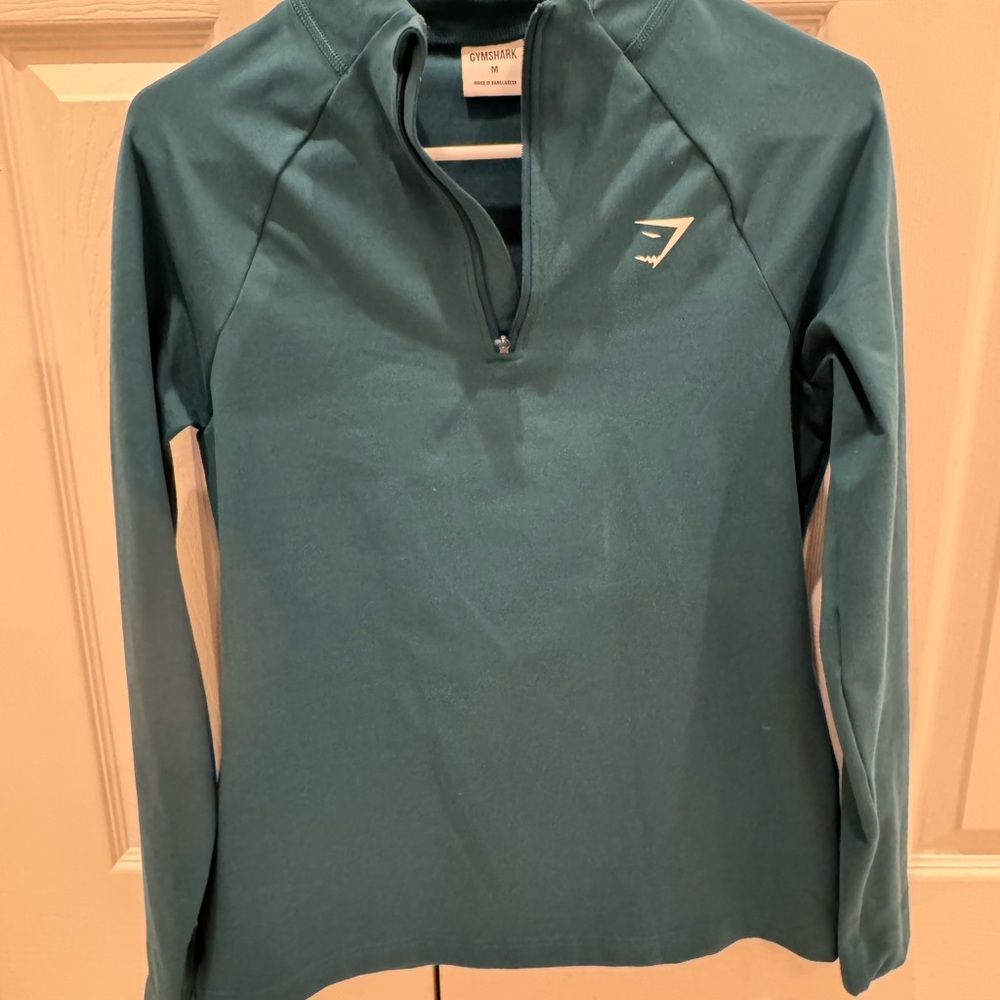 Gymshark Women's Teal Long Sleeve Top